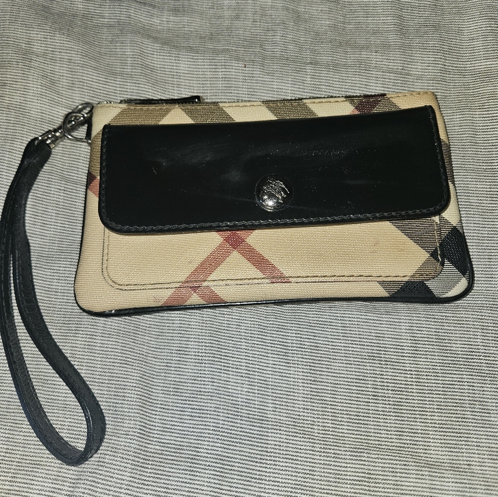 Authentic Burberry Wristlet